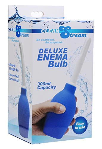 Clean Stream Deluxe Enema Bulb Blue
