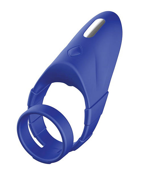 Forto F-48 Perineum Vibrating Cock Ring Blue