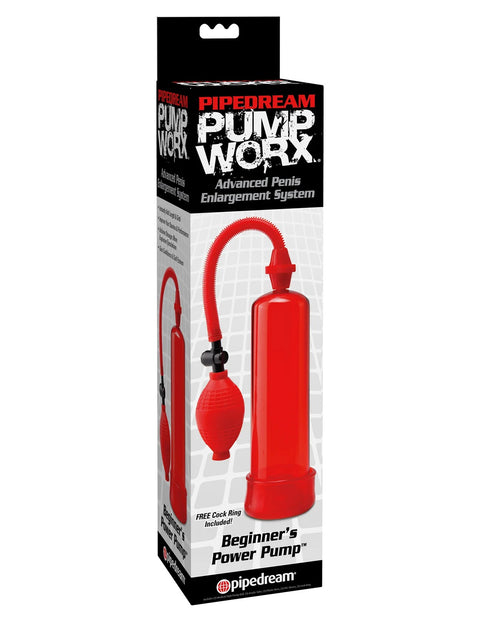 Pipedream Pump Worx Beginners Power Pump Red