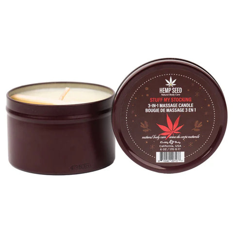 Hemp Seed Massage Candle - Stuff my Stocking