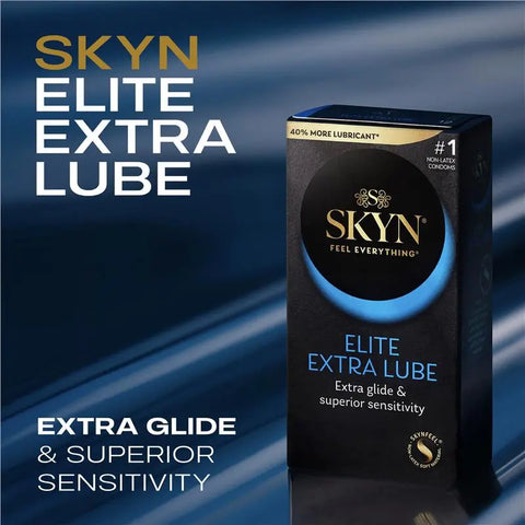 Skyn Elite Extra Lube Condoms 10 Pack