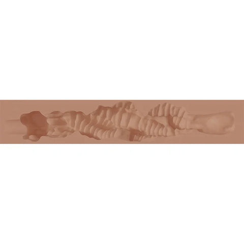 Xkin Raw The Grip Mouth Stroker in Tan