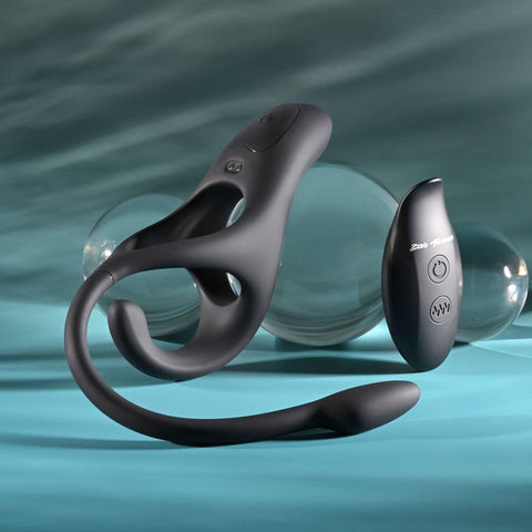Zero Tolerance All the Bases Rechargeable Vibrating Cock Ring with Wireless Remote