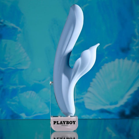 In Bloom Rechargeable Thrusting Tapping & Heating Dual Rabbit Vibrator