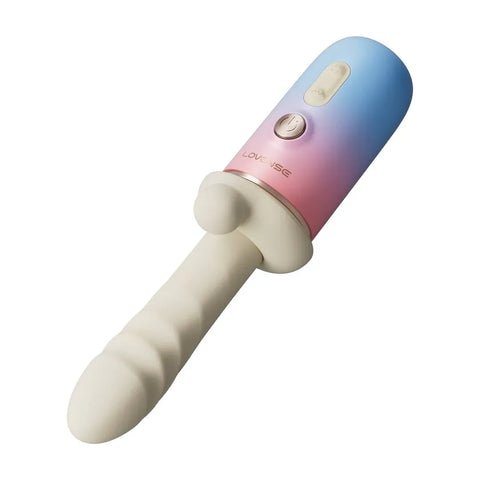 Lovense Spinel Portable Thrusting Vibrating and Heating Dildo/Sex Machine