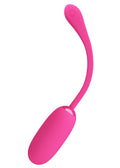 Pink silicone tool on a white background