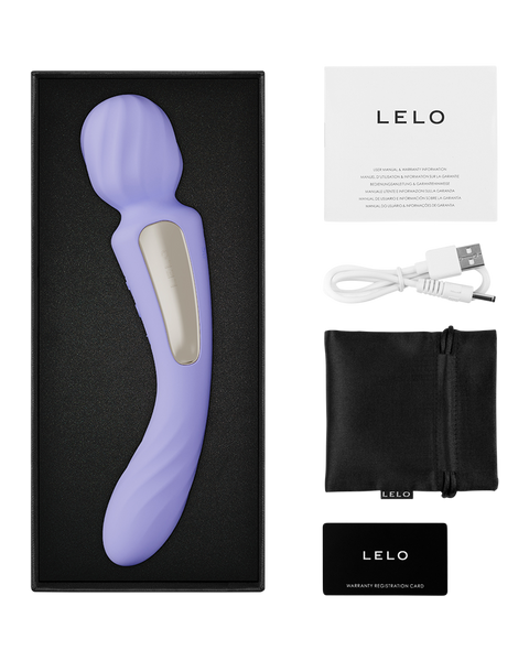 Lelo Switch Double Ended Wand Vibe Lilac