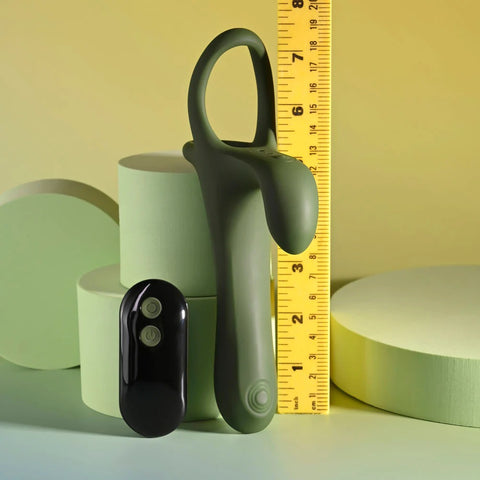 Zero Tolerance Strap Tap And Go Green Vibrating Tapping Penis Sleeve