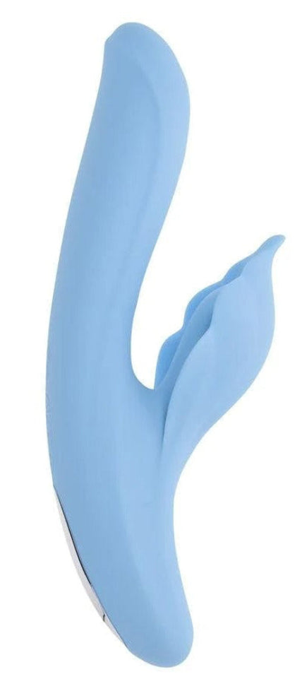In Bloom Rechargeable Thrusting Tapping & Heating Dual Rabbit Vibrator