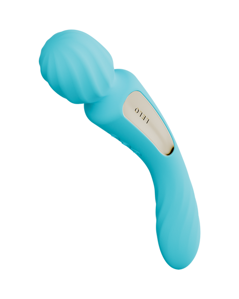 Lelo Switch Double Ended Wand Vibe Aqua