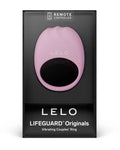Lelo Lifeguard Originals Vibrating Penis Ring Soft Pink