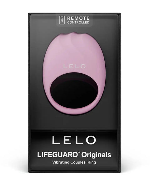 Lelo Lifeguard Originals Vibrating Penis Ring Soft Pink