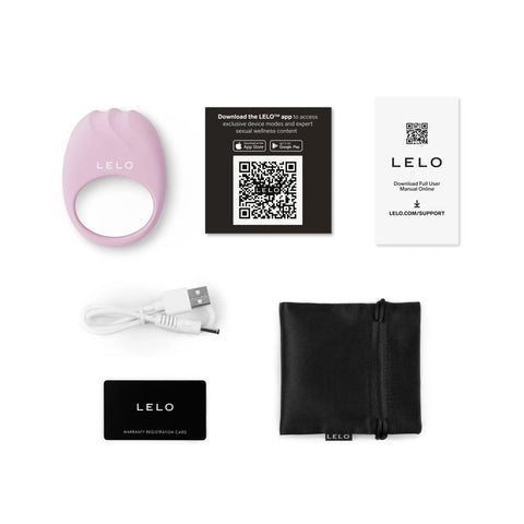 Lelo Lifeguard Originals Vibrating Penis Ring Soft Pink