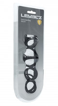 Levelz cock and ball ring set packaging on a white background