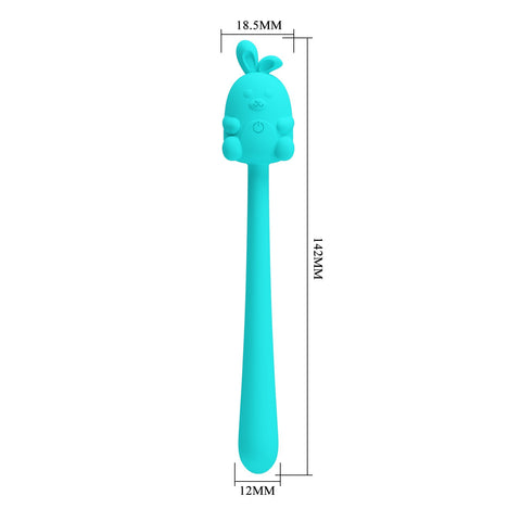 Pretty Love Cute Bunny Vibrator Teal