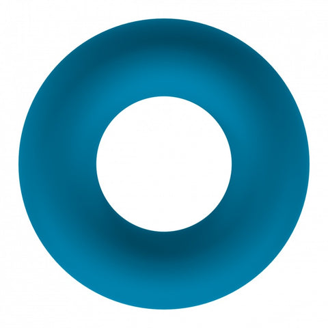 Levelz Liquid Silicone Cock Ring Medium Teal