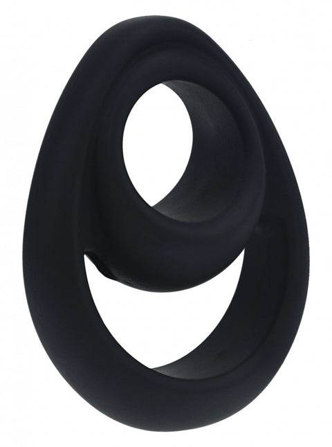 Levelz Double Ergo Silicone Cock Ring Black