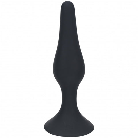 Levelz Slim Silicone Anal Plug Medium Black