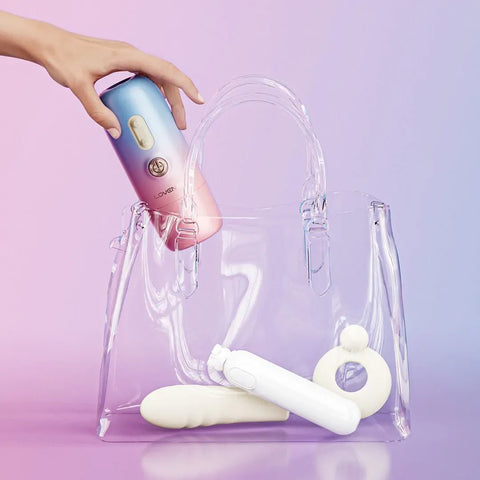 Lovense Spinel Portable Thrusting Vibrating and Heating Dildo/Sex Machine