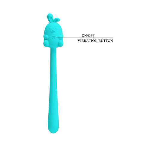 Pretty Love Cute Bunny Vibrator Teal