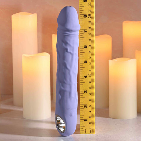 Evolved Large Purple Fantasy Realistic Dildo Vibrator