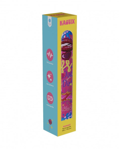 Colorful box with 'KAQIX' branding on a white background