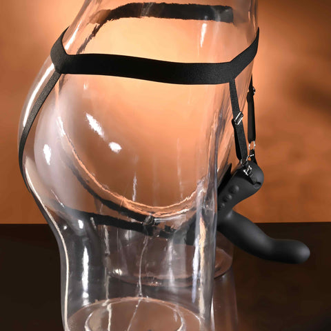 Evolved Come Closer G-Spot Strap On Vibrator with Harness