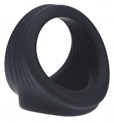 Levelz Silicone Cock & Ball Harness Ring Black