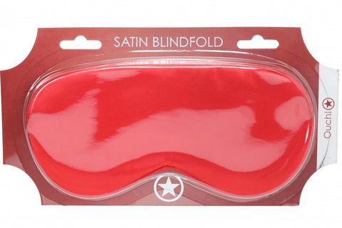 Ouch Satin Mask Red