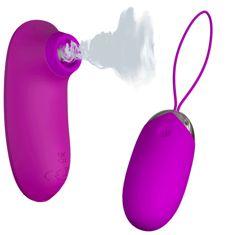 Pretty Love Orthus Bullet Vibe and Clitoral Suction Remote 901W