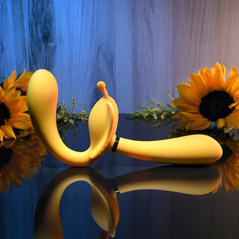 Evolved The Monarch Triple Shaft Strapless Strap-On Vibrator