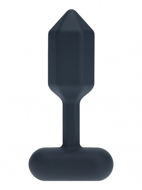 Levelz Hexagonal Vibrating Silicone Anal Plug Small Black