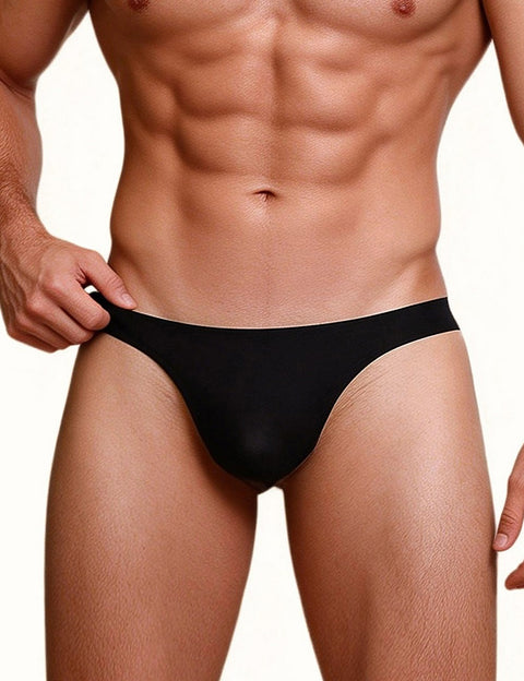 Sexy See Through Men's Brief MP260-1 Black 2XL