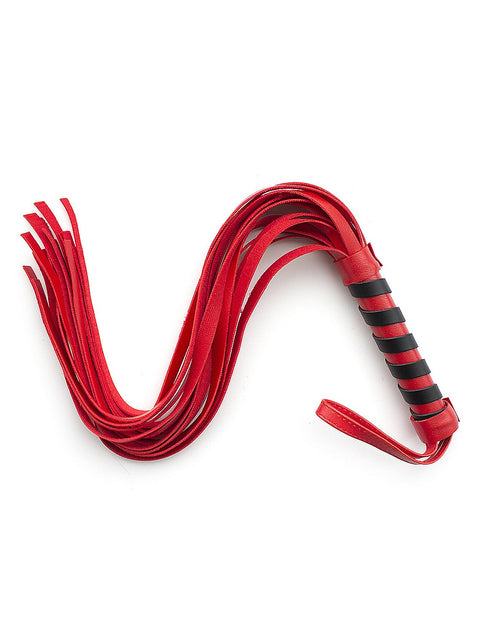 Faux Leather Flogger/Whip C81277-2 Red