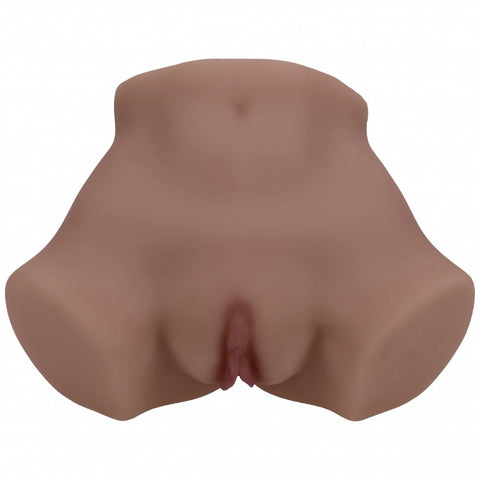 Xkin Eve Rhodes Dual Entry TPE Bodyforms Masturbator 1.59 kg Brown