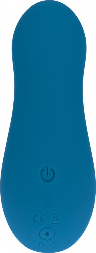 Levelz Dual Motor Remote Control Beaded Vibrating Liquid Silicone Prostate Stimulator Teal