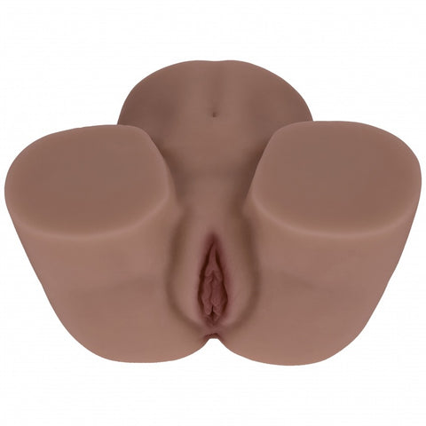 Xkin Kaya Bloom Dual Entry TPE Bodyforms Masturbator 2.45 kg Brown