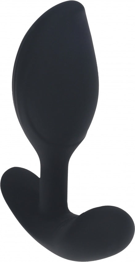 Levelz Remote Control Vibrating Liquid Silicone Anal Plug Black