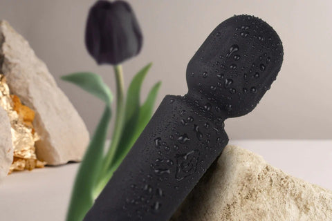 Rocks Off Black Tulip Mini Wand