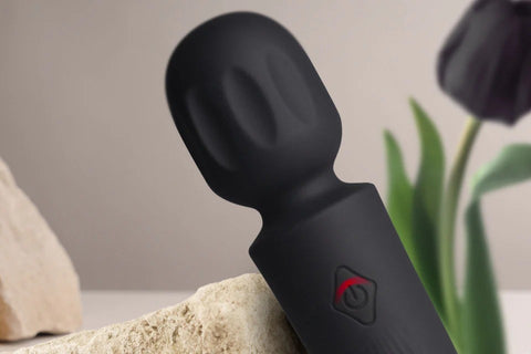 Rocks Off Black Tulip Mini Wand