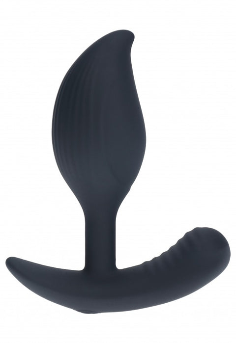 Levelz Remote Control Vibrating Liquid Silicone Anal Plug Black