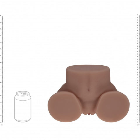 Xkin Kaya Bloom Dual Entry TPE Bodyforms Masturbator 2.45 kg Brown
