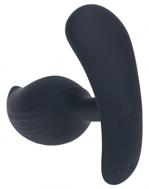 Levelz Remote Control Vibrating Liquid Silicone Anal Plug Black