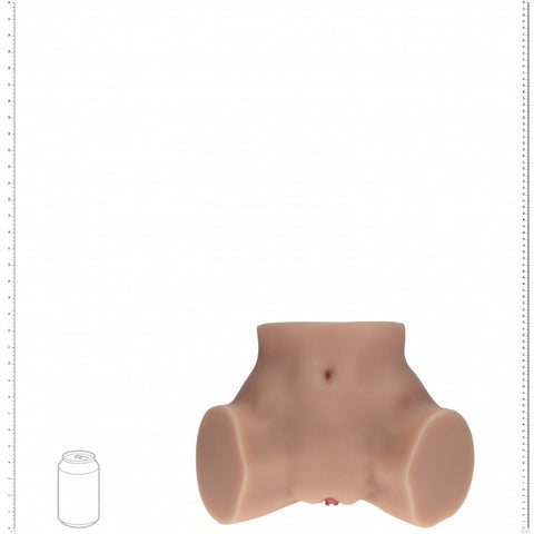 Xkin Valentina Vellure Dual Entry TPE Bodyforms Masturbator 4.22 kg Tan