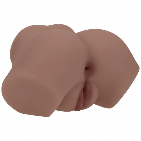 Xkin Eve Rhodes Dual Entry TPE Bodyforms Masturbator 1.59 kg Brown