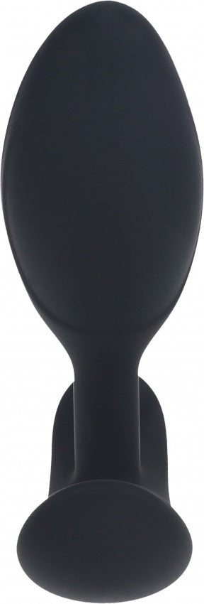 Levelz Remote Control Vibrating Liquid Silicone Anal Plug Black