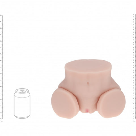 Xkin Mia Hart Dual Entry TPE Bodyforms Masturbator 2.59 kg Flesh