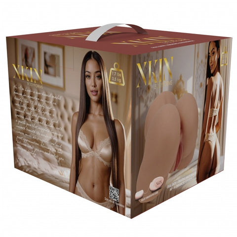 Xkin Lux Arden Dual Entry TPE Bodyforms Masturbator 3.49 kg Tan