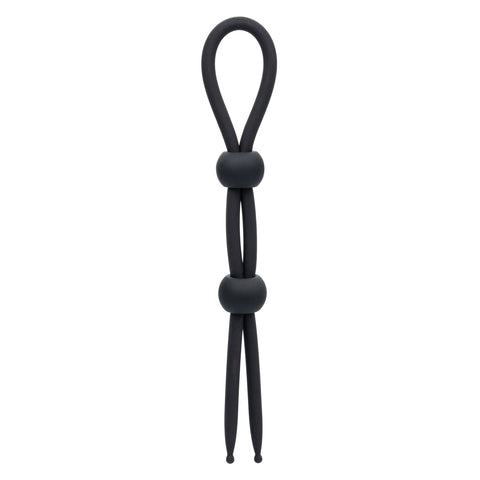 Dual Lasso Cock Ring Black