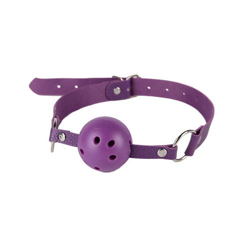 Faux Leather Bondage Kit C80689-4 Purple